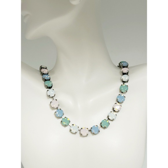 Pastel Cup Chain Necklace Beach Cup Chain Tennis Necklace - Picture 2 of 2